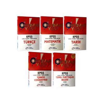 KPSS Genel Yetenek Genel Kültür ORDİNARYÜS Konu Anlatımlı Modüler Set
