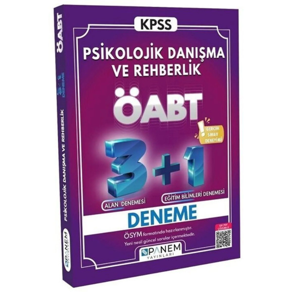 KPSS ÖABT Psikolojik Danışma ve Rehberlik 3+1 Deneme