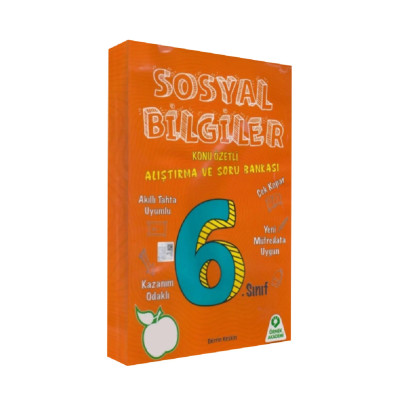 6. Sınıf Sosyal Bilgiler Konu Özetli Alıştırma ve Soru Bankası Çek Kopar