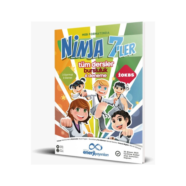 Ninja 7'ler Tüm Dersler Bursluluk 6 Deneme