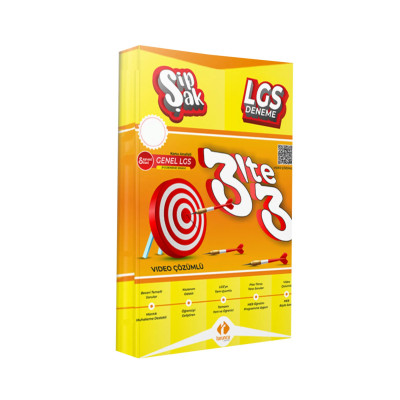 LGS Deneme Şip Şak 3'te 3 Sayısal Sözel Konu Analizli Deneme Sınavı