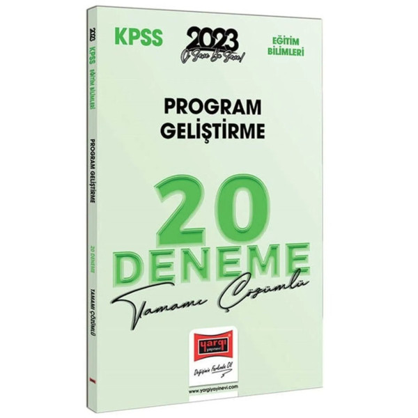 KPSS Eğitim Bilimleri Program Geliştirme 20 Deneme