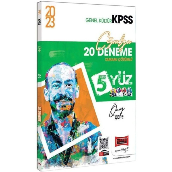 KPSS Genel Kültür Coğrafya 20 Deneme 5 Yüz