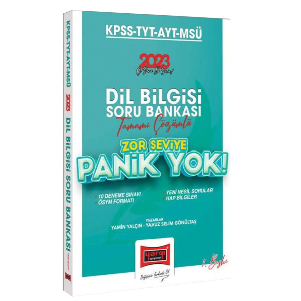 KPSS TYT AYT MSÜ Dil Bilgisi Soru Bankası Zor Seviye Panik Yok