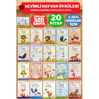 Sevimli Hayvan Öyküleri (20 Kitap)