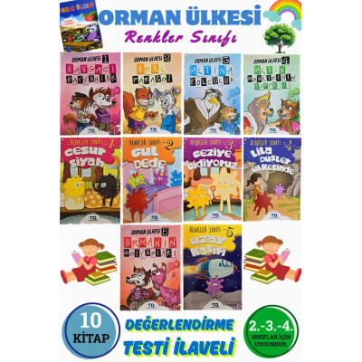 Orman Ülkesi- Renkler Sınıfı (10 Kitap)