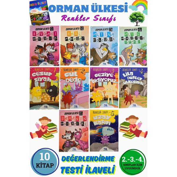 Orman Ülkesi- Renkler Sınıfı (10 Kitap)