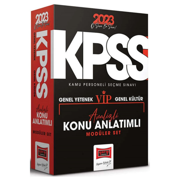 KPSS Genel Yetenek Genel Kültür VIP Analizli Konu Anlatımlı Soru Bankası