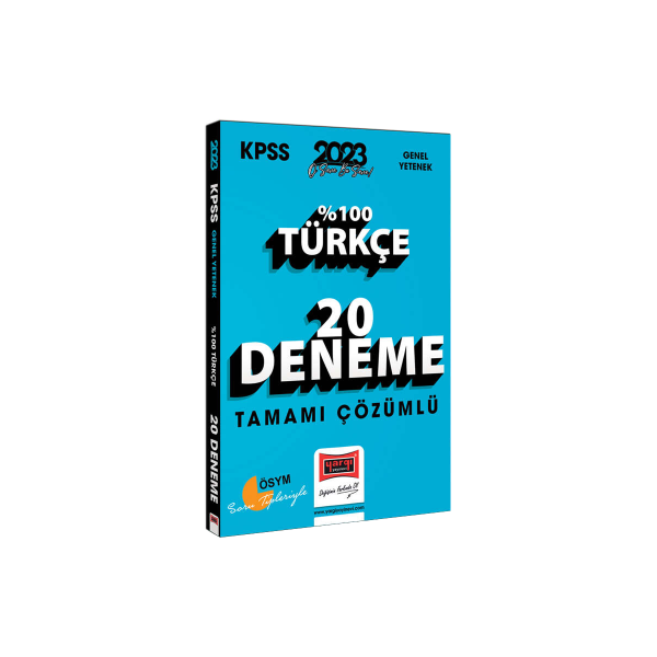 KPSS Genel Yetenek %100 Türkçe 20 Deneme