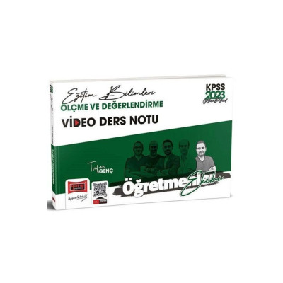 KPSS Eğitim Bilimleri Ölçme ve Değerlendirme Video Ders Notu