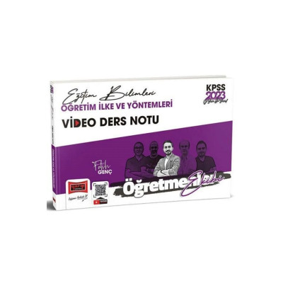 KPSS Eğitim Bilimleri Öğretim İlke ve Yöntemleri Video Ders Notu