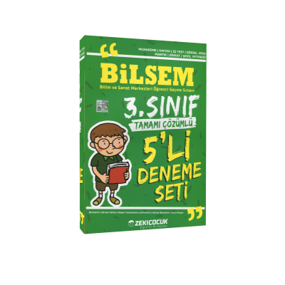 3. Sınıf BİLSEM 5'li Deneme Seti