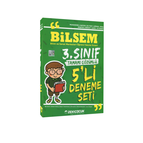 3. Sınıf BİLSEM 5'li Deneme Seti