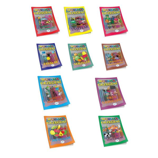Boyama Gezegeni 10'lu Set