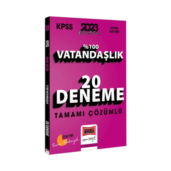 KPSS Genel Kültür %100 Vatandaşlık 20 Deneme
