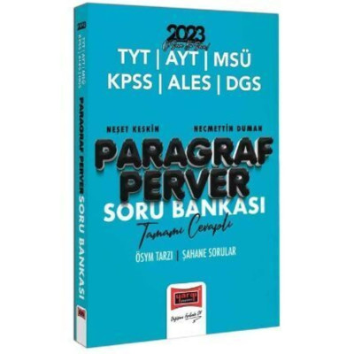 TYT AYT MSÜ KPSS ALES DGS Paragraf Perver Soru Bankası