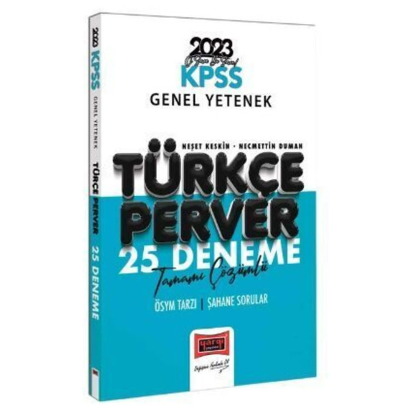 KPSS Genel Yetenek Türkçeperver 25 Deneme