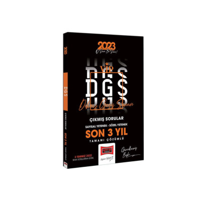 DGS VIP Çıkmış Sorular Sayısal Yetenek Sözel Yetenek Son 3 Yıl