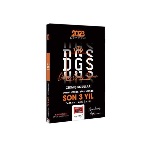 DGS VIP Çıkmış Sorular Sayısal Yetenek Sözel Yetenek Son 3 Yıl