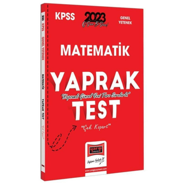 KPSS Genel Yetenek Matematik Yaprak Test Çek Kopart