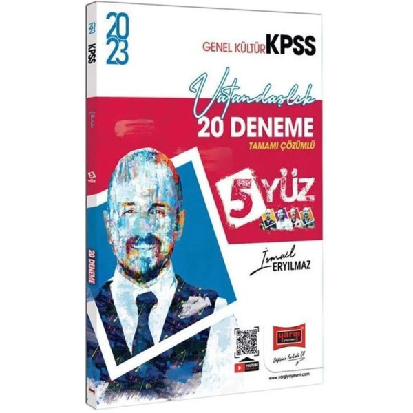 KPSS Genel Kültür Vatandaşlık 20 Deneme 5 Yüz
