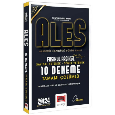 ALES Fasikül Fasikül 10 Deneme