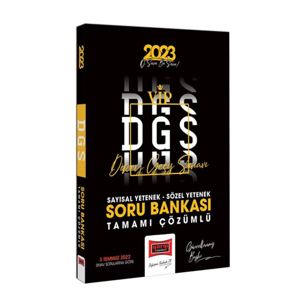 DGS VIP Sayısal Yetenek Sözel Yetenek Soru Bankası