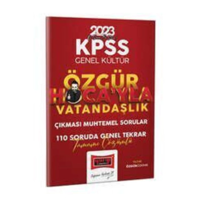 KPSS Genel Kültür Özgür Hoca'yla Vatandaşlık Çıkması Muhtemel Sorular 110 Soruda Genel Tekrar