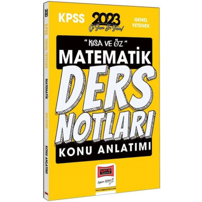 KPSS Kısa ve Öz Matematik Ders Notları Konu Anlatımı