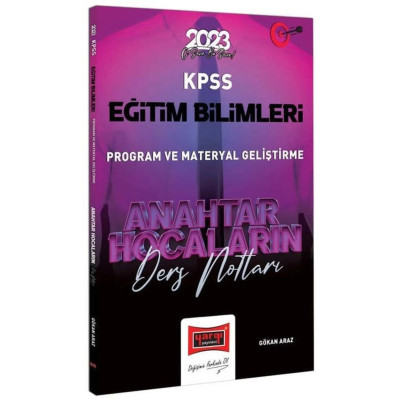 KPSS Eğitim Bilimleri Program ve Materyal Geliştirme Anahtar Hocaların Ders Notları