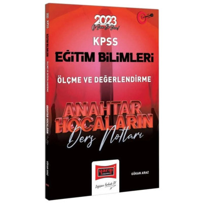 KPSS Eğitim Bilimleri Ölçme ve Değerlendirme Anahtar Hocaların Ders Notları