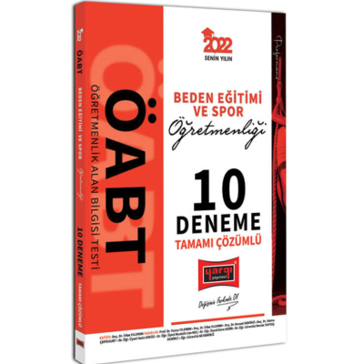ÖABT Beden Eğitimi ve Spor Öğretmenliği 10 Deneme