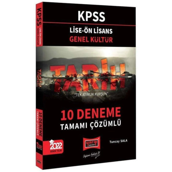 KPSS Lise Ön Lisans Genel Kültür Tarih 10 Deneme