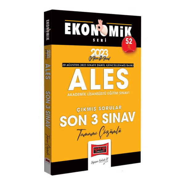 ALES Ekonomik Seri Çıkmış Sorular Son 3 Sınav