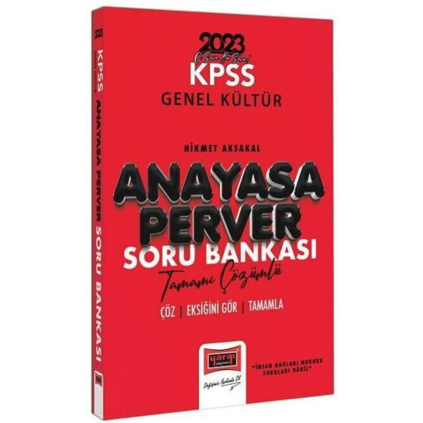 KPSS Genel Kültür Anayasa Perver Soru Bankası
