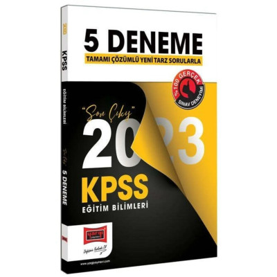 KPSS Eğitim Bilimleri 5 Deneme Son Çıkış 2023