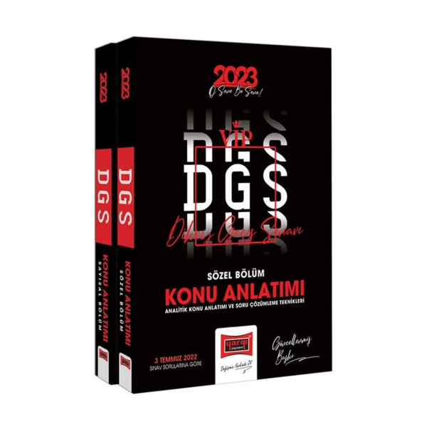 DGS VIP Sayısal Bölüm Sözel Bölüm Konu Anlatımı