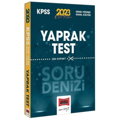 KPSS Genel Yetenek Genel Kültür Yaprak Test Çek Kopart