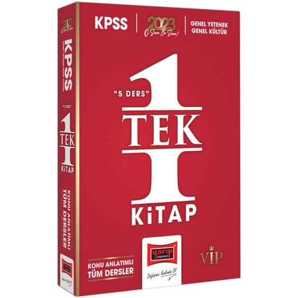 KPSS Genel Yetenek Genel Kültür 5 Ders 1 Tek I Kitap Konu Anlatımlı Tüm Dersler