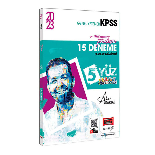 KPSS Genel Yetenek Türkçe 15 Deneme 5 Yüz