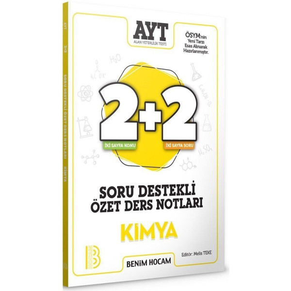 AYT 2+2 Soru Destekli Özet Ders Notları Kimya