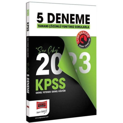 KPSS Genel Yetenek Genel Kültür 5 Deneme Son Çıkış 2023
