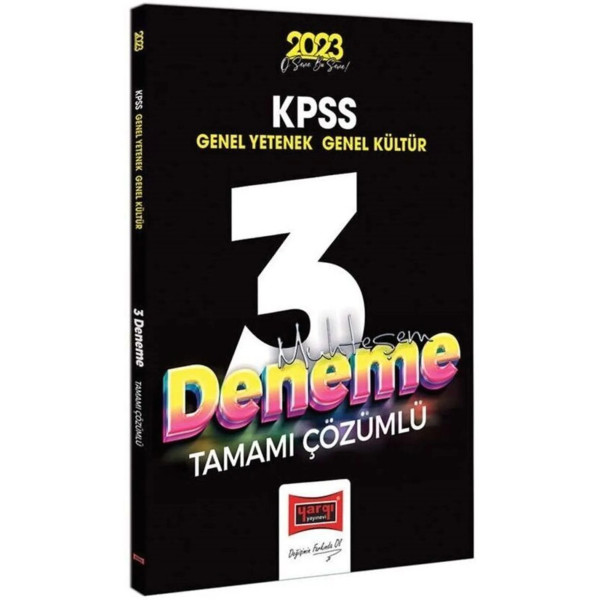 KPSS Genel Yetenek Genel Kültür Muhteşem 3 Deneme