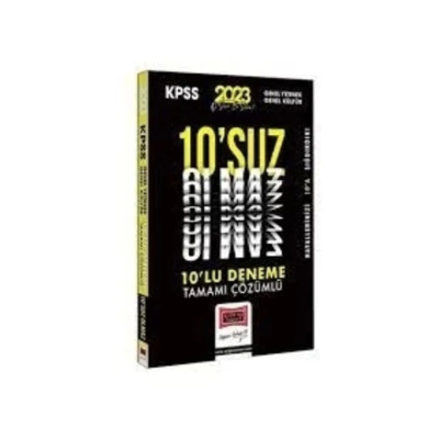 KPSS Genel Yetenek Genel Kültür 10'suz Olmaz 10'lu Deneme