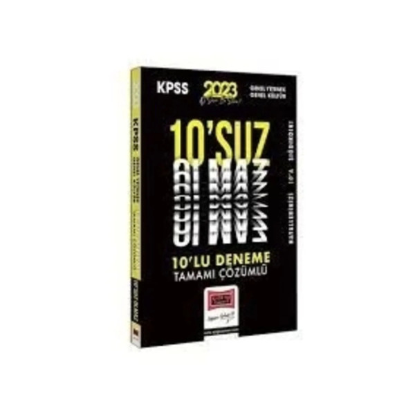 KPSS Genel Yetenek Genel Kültür 10'suz Olmaz 10'lu Deneme