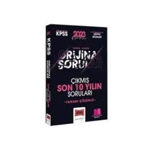KPSS Eğitim Bilimleri Fasikül Fasikül Orijinal Sorular Çıkmış Son 10 Yılın Soruları