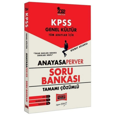 KPSS Genel Kültür Anayasaperver Soru Bankası