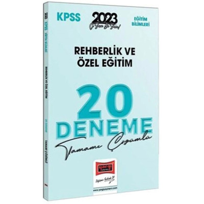 KPSS Eğitim Bilimleri Rehberlik ve Özel Eğitim 20 Deneme