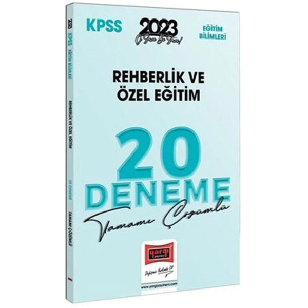 KPSS Eğitim Bilimleri Rehberlik ve Özel Eğitim 20 Deneme
