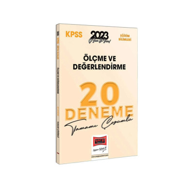 KPSS Eğitim Bilimleri Ölçme ve Değerlendirme 20 Deneme